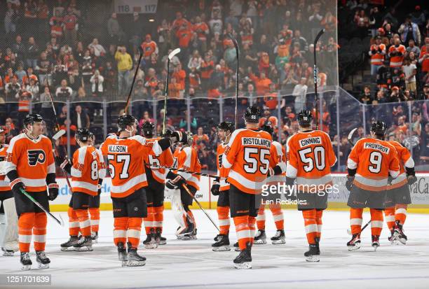 Cam Atkinson led the Flyers' offense with a hat trick.